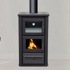 Salamandra A Lenha Sem Ventilação N990 Íris C/ Forno - Metlor